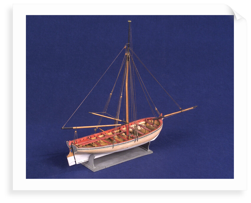 Ship's longboat; 'Medway', starboard stern quarter by unknown