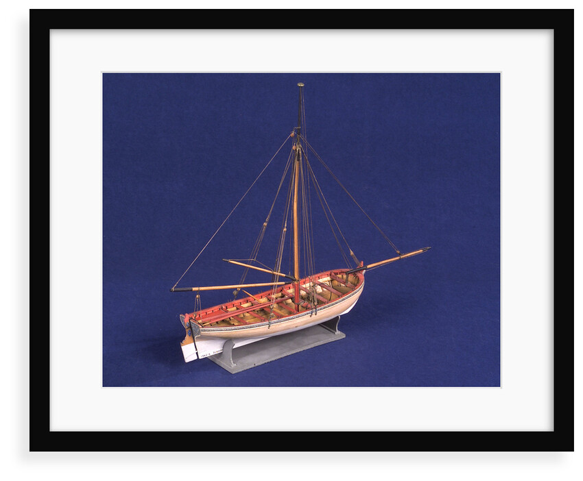 Ship's longboat; 'Medway', starboard stern quarter by unknown
