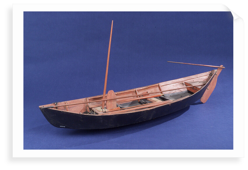 Full hull model, Bridgwater flatner, port by Charles Holt