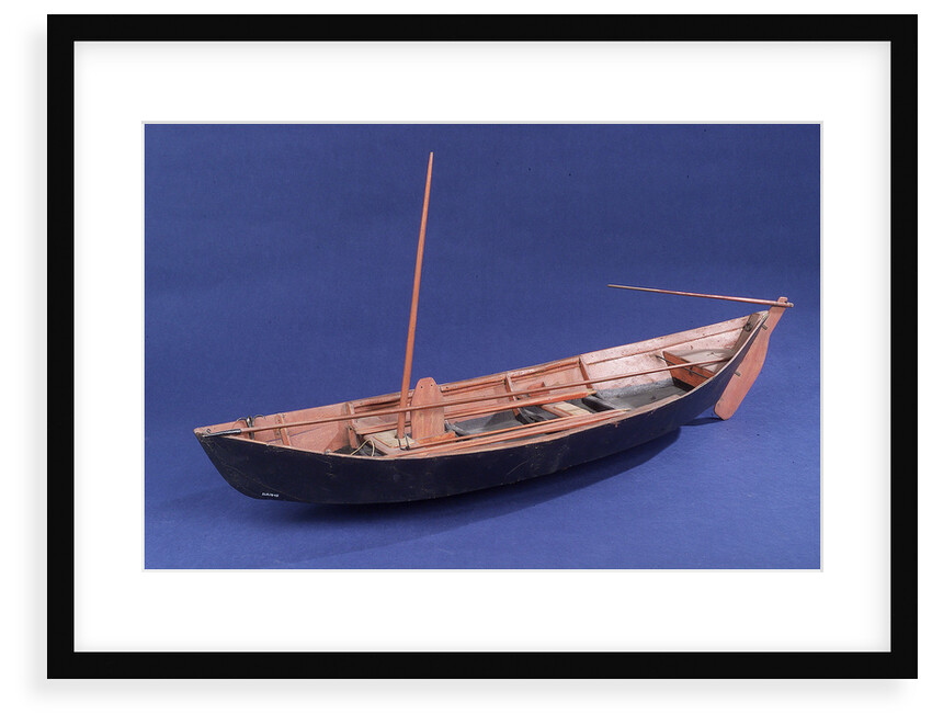 Full hull model, Bridgwater flatner, port by Charles Holt