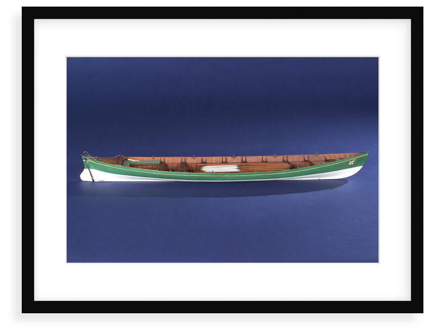 Full hull model of a gallery (circa 1880) by unknown