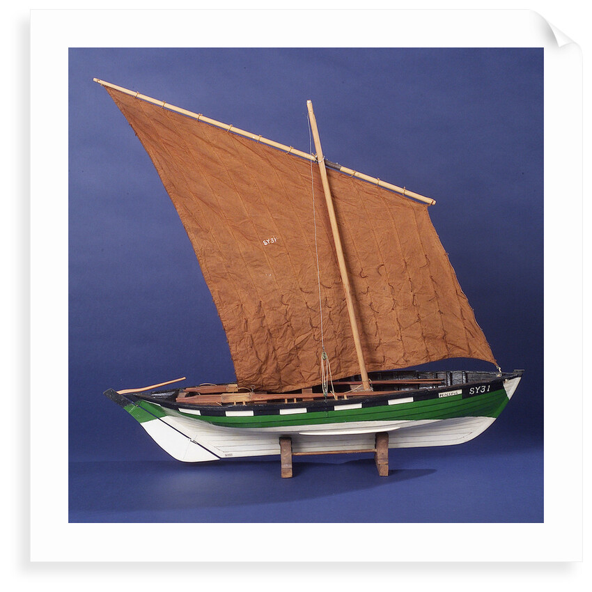 'Peaceful', starboard broadside by George MacLeod
