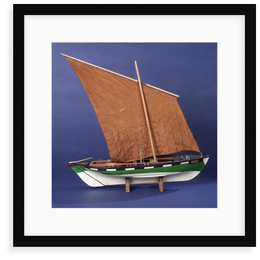 'Peaceful', starboard broadside by George MacLeod