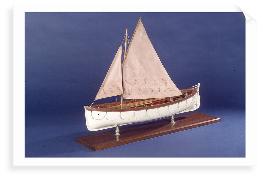 Full hull model representing 'Britannia' and 'Glasgow', port by unknown