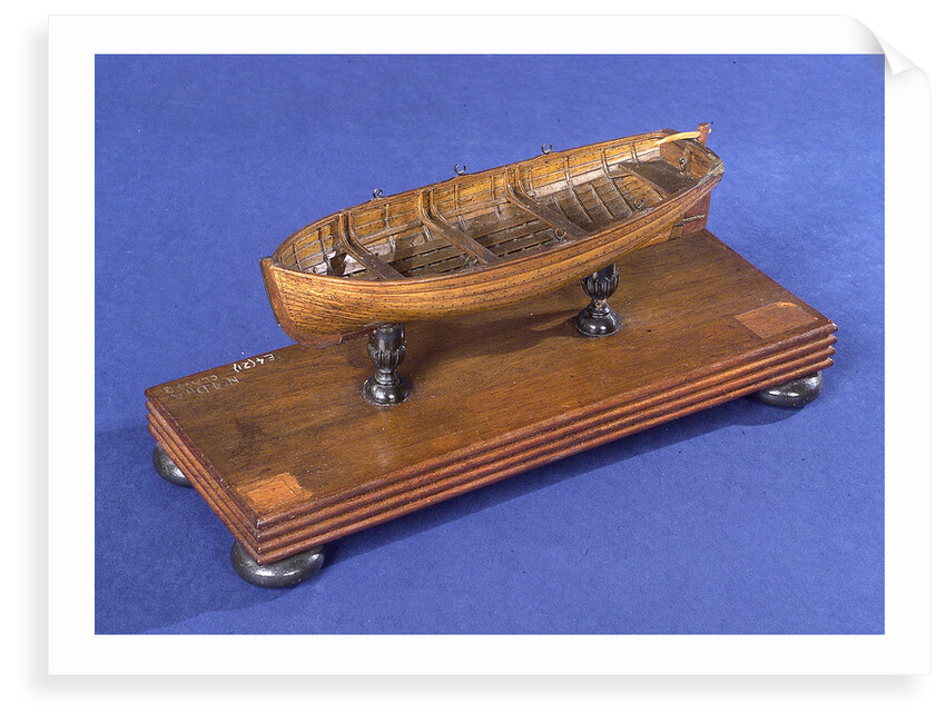Dinghy, port 3/4 bow by unknown