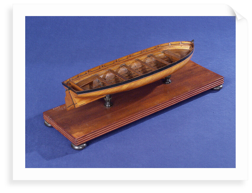Jolly boat, starboard stern quarter by unknown