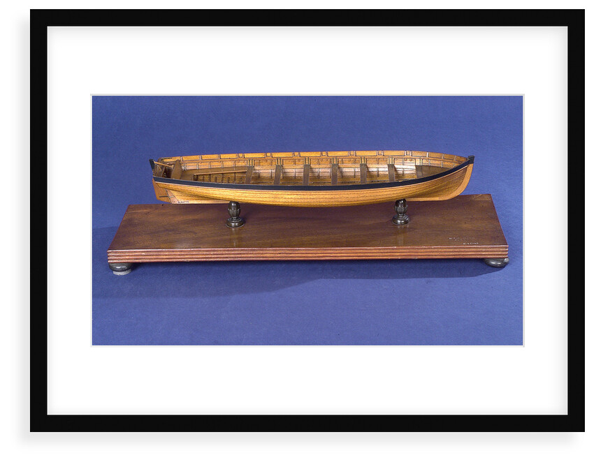 Pinnace, starboard broadside by unknown