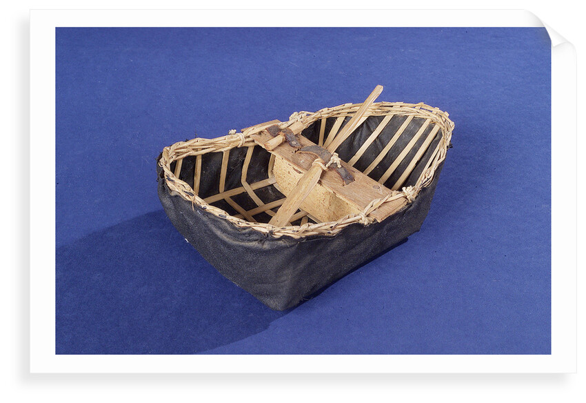 River Tywi coracle, starboard stern quarter by Unknown