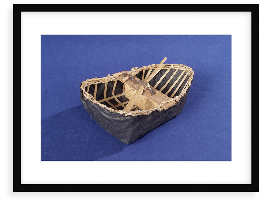 River Tywi coracle, starboard stern quarter by Unknown