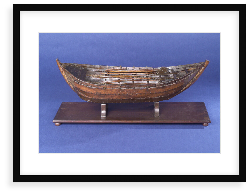 Masula surf boat, starboard broadside by unknown
