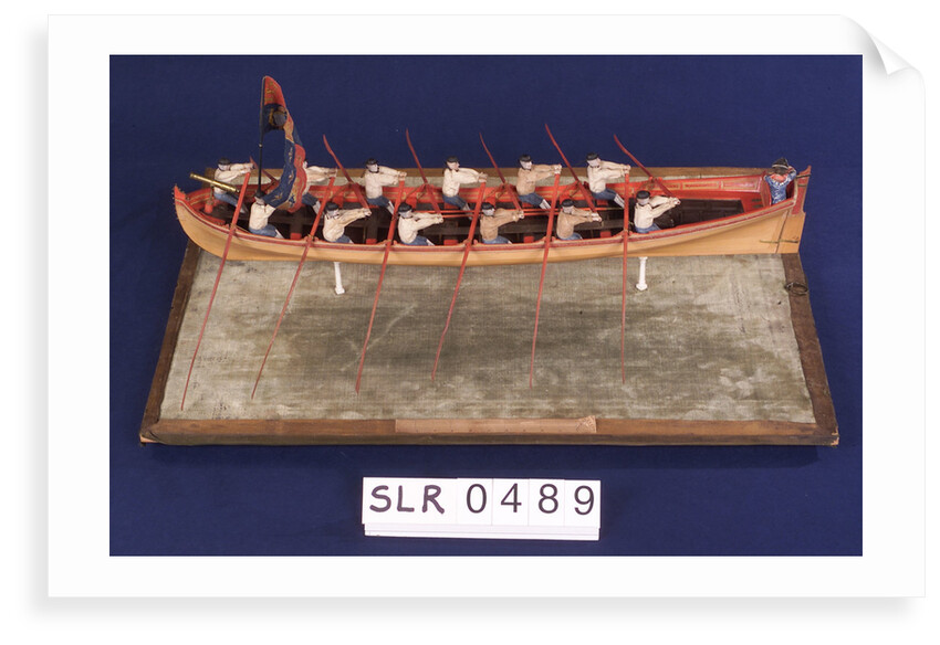 Full hull model of Admiral's Barge by unknown