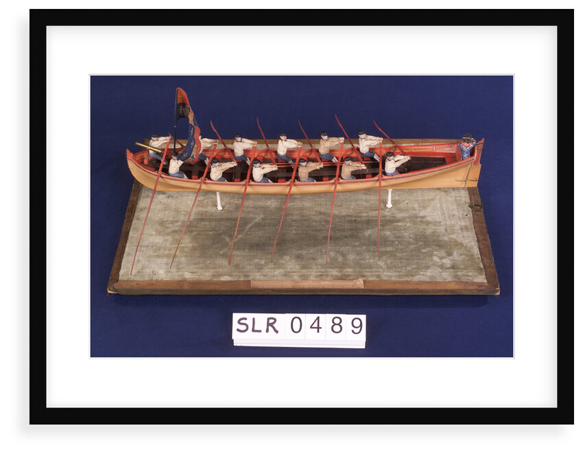 Full hull model of Admiral's Barge by unknown