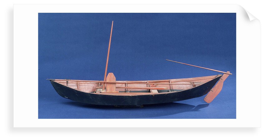 Full hull model, Bridgwater flatner, port broadside by Charles Holt