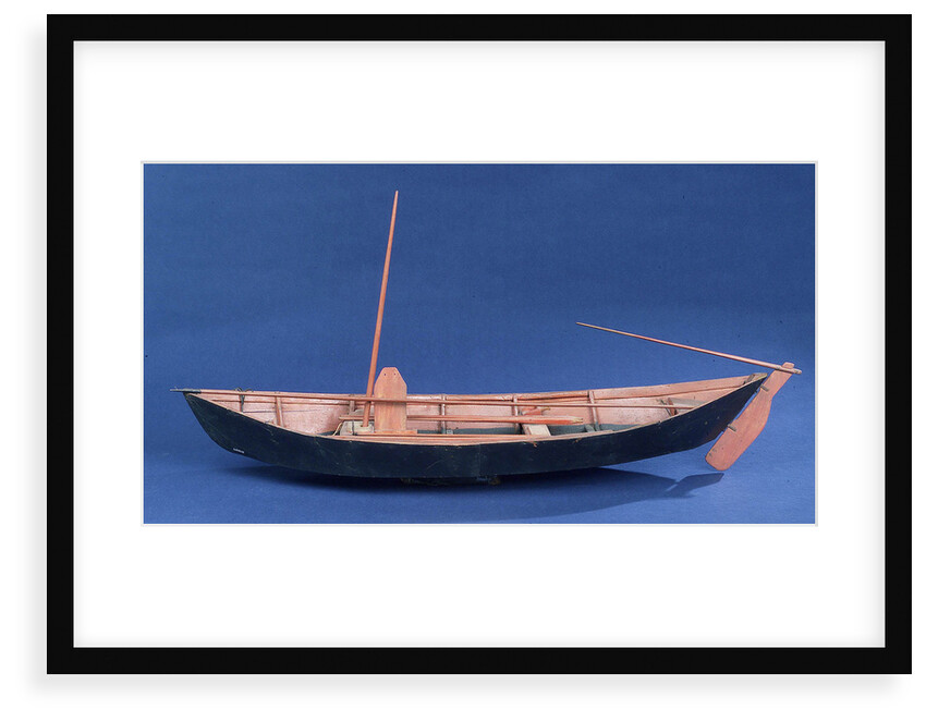 Full hull model, Bridgwater flatner, port broadside by Charles Holt