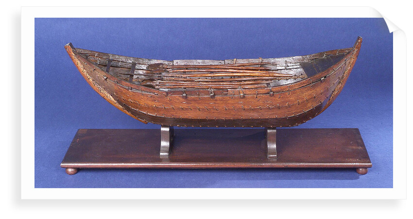Masula surf boat, port broadside by Unknown