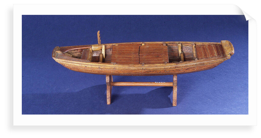 Sampan, port broadside by unknown