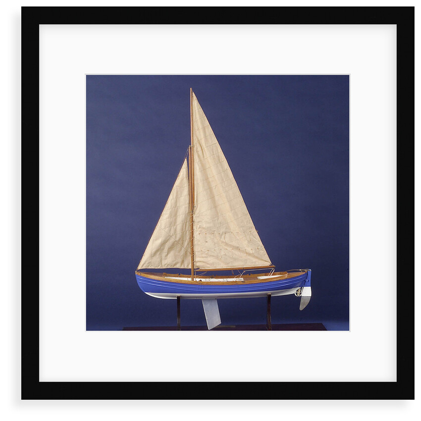 Full hull model, whaler, port broadside by unknown