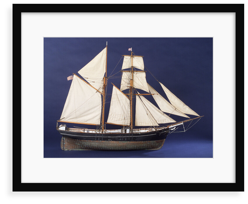 'Little Mystery', starboard broadside by Max T. Davey