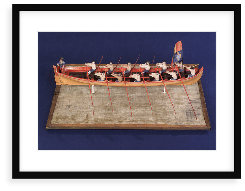 Full hull model of Admiral's Barge by unknown