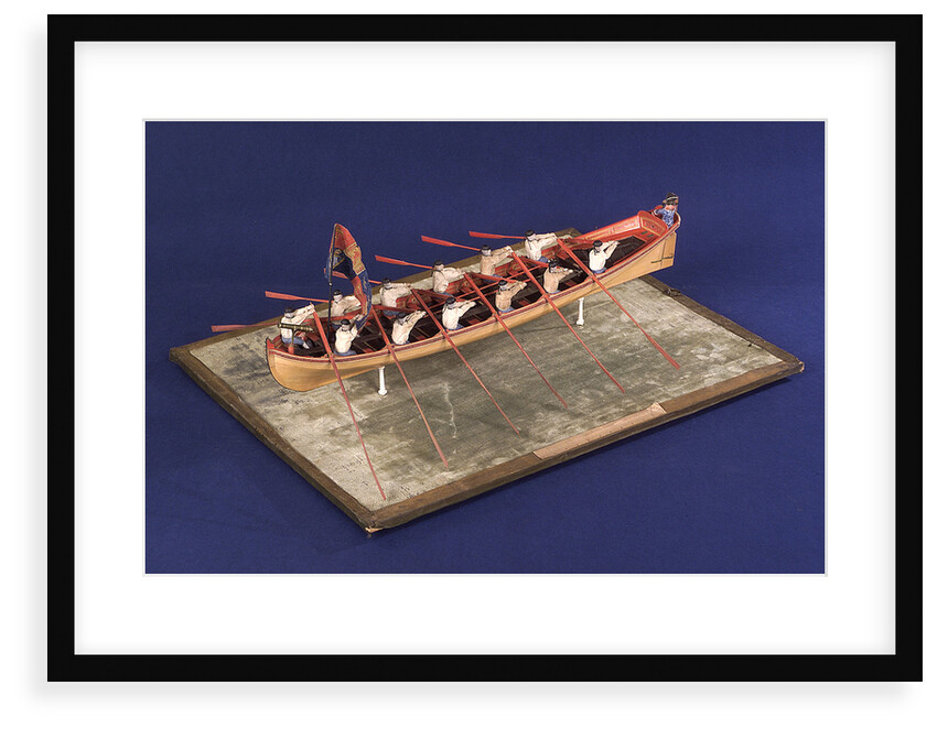 Full hull model of Admiral's Barge by unknown