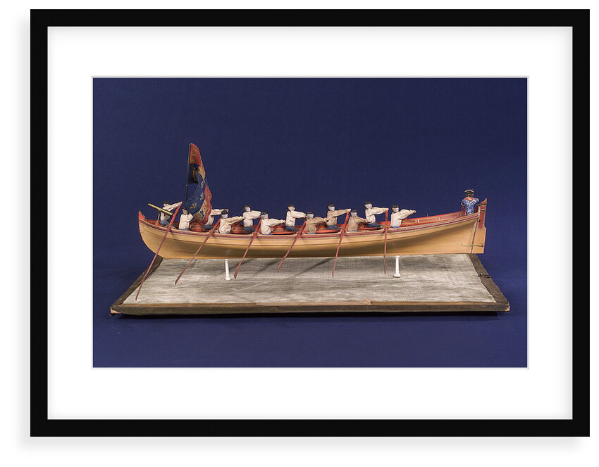Full hull model of Admiral's Barge by unknown