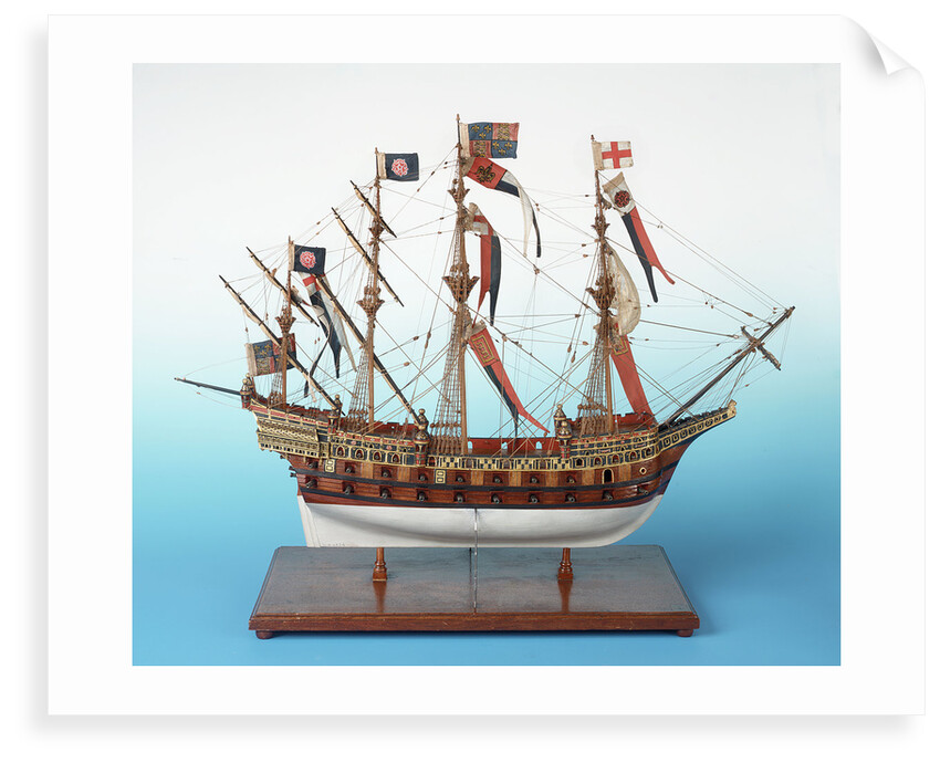 80-gun galleon or man-of-war 'Great Harry' by unknown