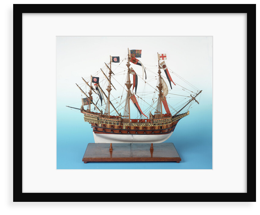 80-gun galleon or man-of-war 'Great Harry' by unknown
