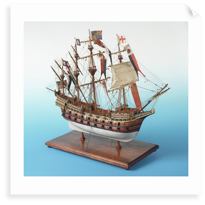 80-gun galleon or man-of-war 'Great Harry' by unknown