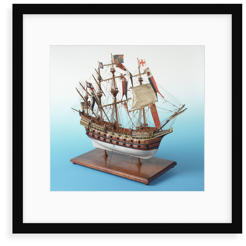 80-gun galleon or man-of-war 'Great Harry' by unknown