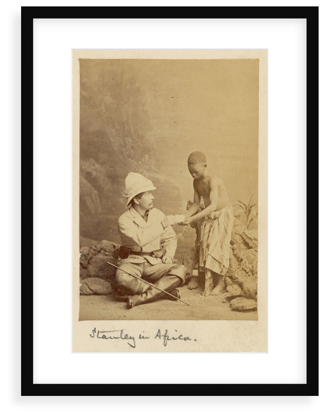 Stanley and Kalulu by London Stereoscopic Company