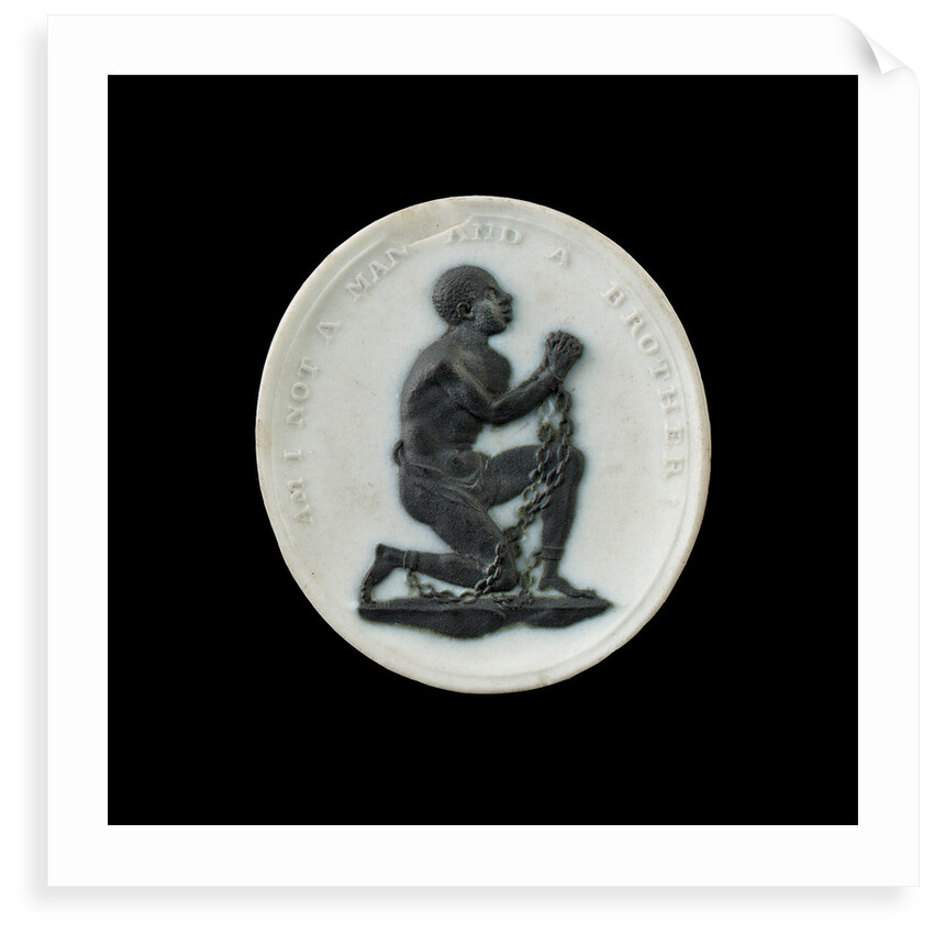 Slave Emancipation Society medallion by William Hackwood