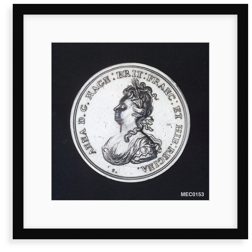 Medal commemorating the attempted invasion of Scotland, 1708 by M. Smeltzing