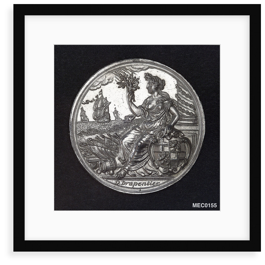 Medal commemorating the Peace of Utrecht, 1713 by D. Drappentier