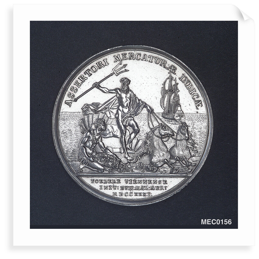 Medal commemorating the Second Treaty of Vienna, 1731 by M. Holtzhey