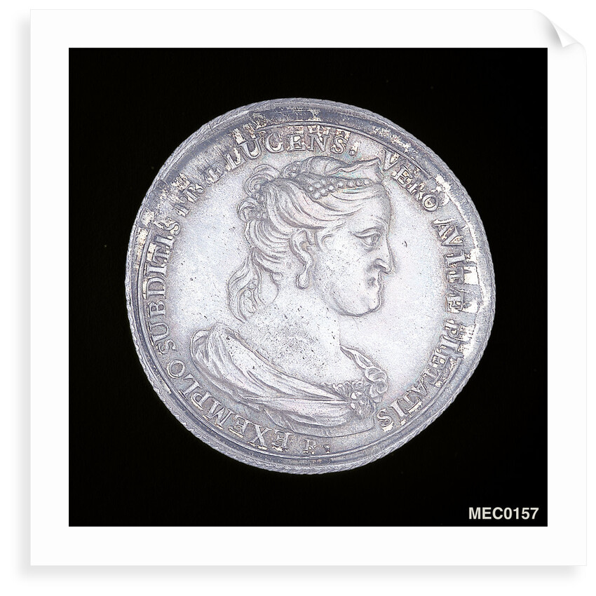 Medal commemorating Archduchess Marie Elizabeth, Governor General of the Austrian Netherlands by J. Roettier