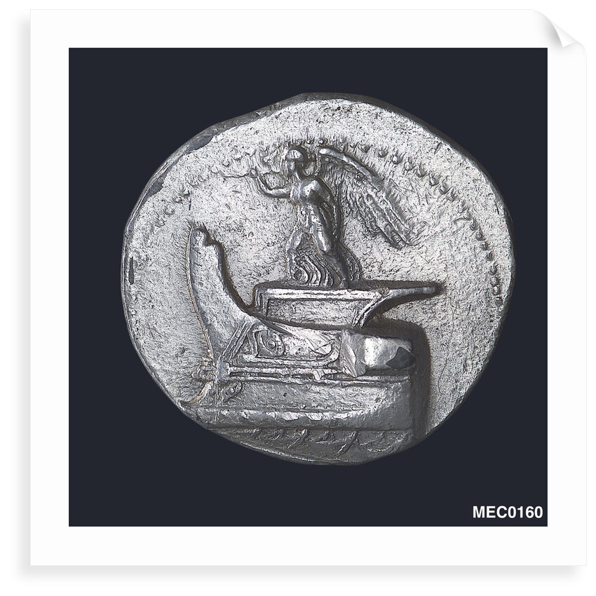 A tetradrachm commemorating the Battle of Salamis in Cyprus, BC306 by unknown