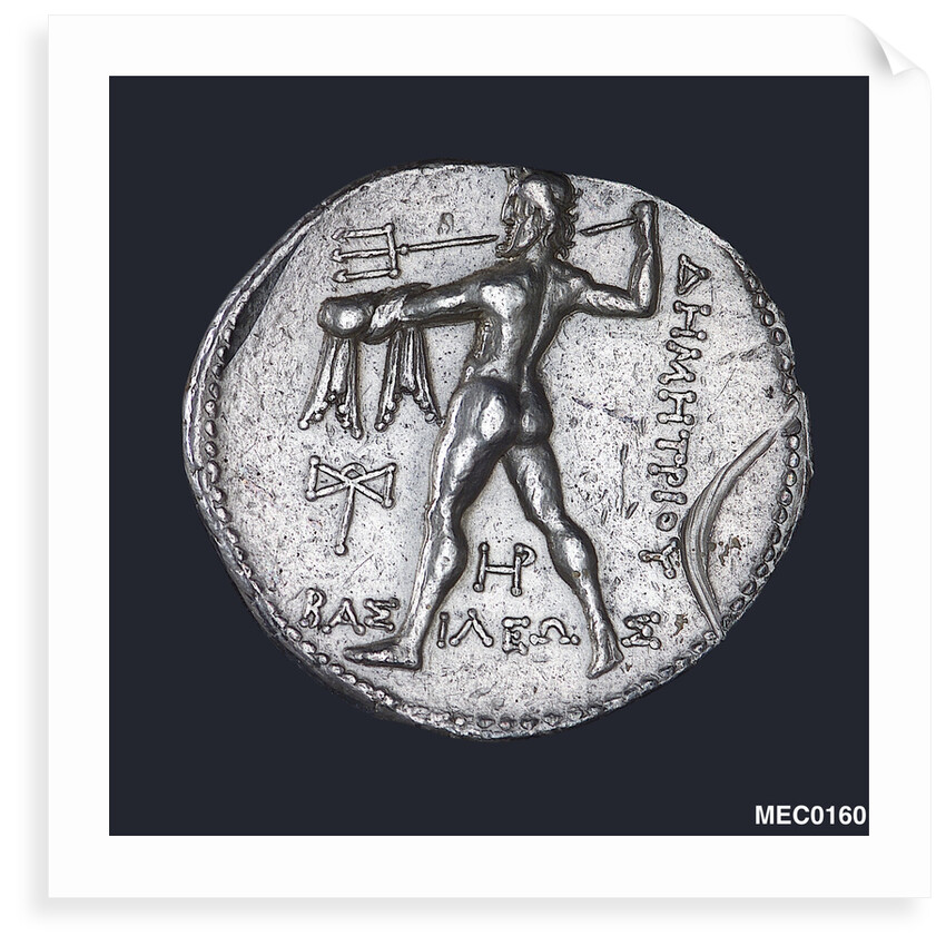 A tetradrachm commemorating the Battle of Salamis in Cyprus, BC306 by unknown