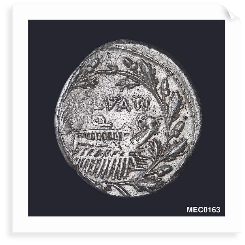 Denarius depicting head of a goddess by Unknown