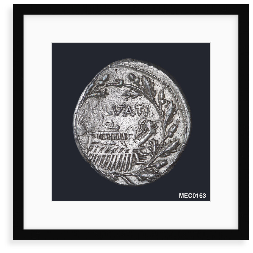 Denarius depicting head of a goddess by Unknown