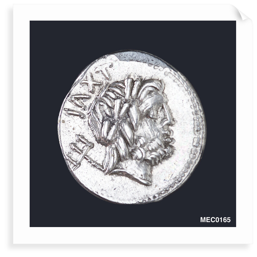 Denarius depicting head of Neptune by unknown