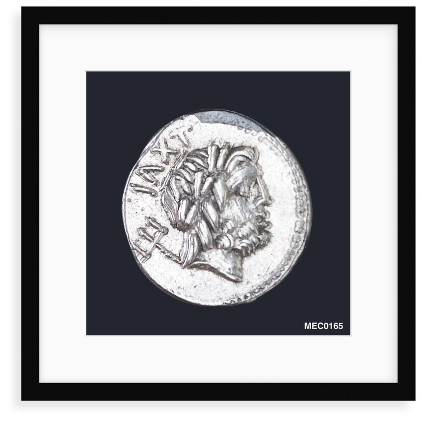 Denarius depicting head of Neptune by unknown