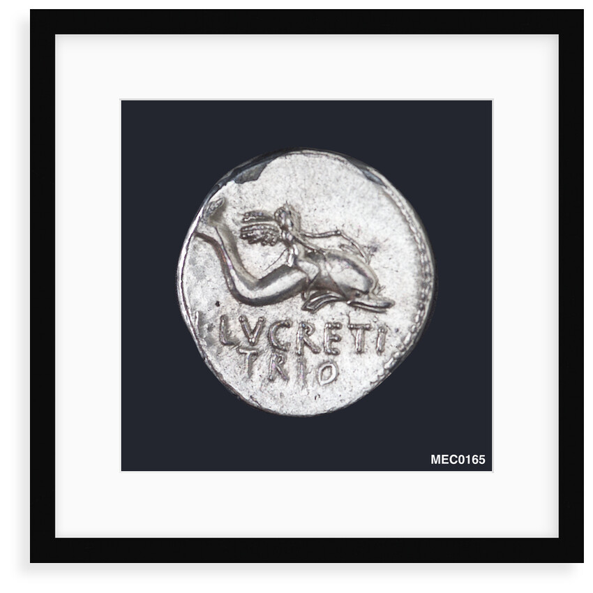 Denarius depicting head of Neptune by unknown