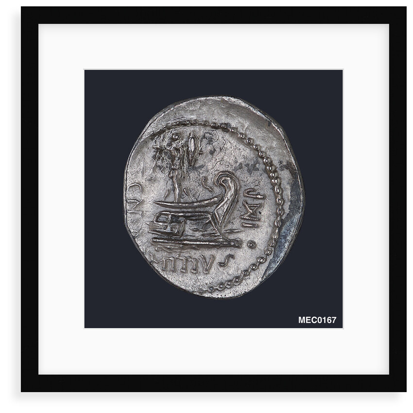 Denarius depicting head of L. Domitius Ahenobarbus by Unknown