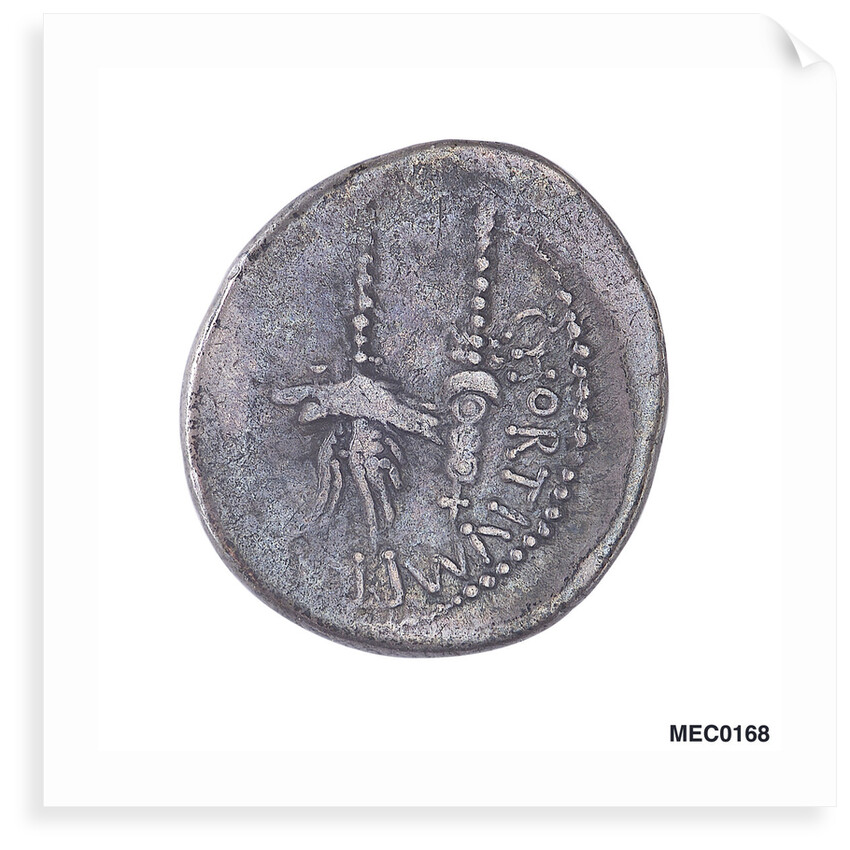 Denarius depicting galley and wreath by Unknown