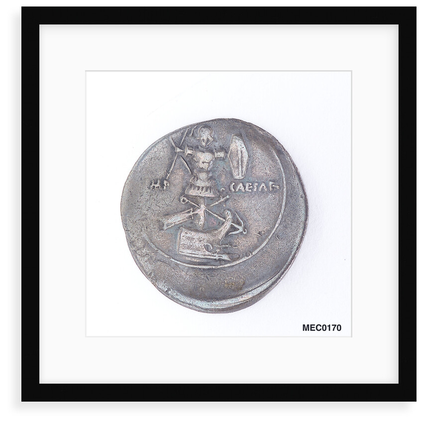 Denarius depicting Emperor Augustus by unknown