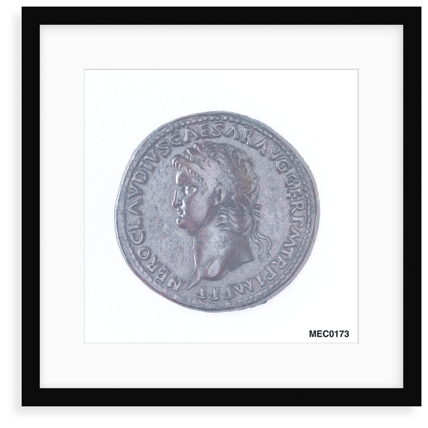 Classical coin depicting Emperor Nero by unknown