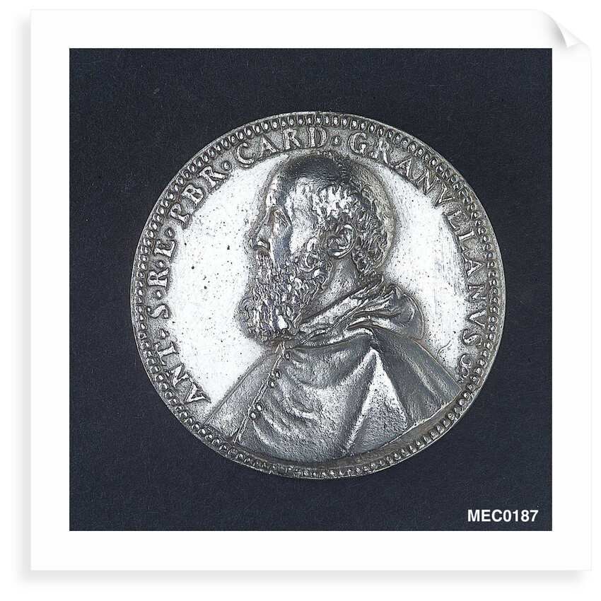 Medal commemorating Antonio Perrenot de Granvela (1516-86), Bishop of Arras, Archbishop of Malines, Cardinal & Viceroy of Naples by unknown