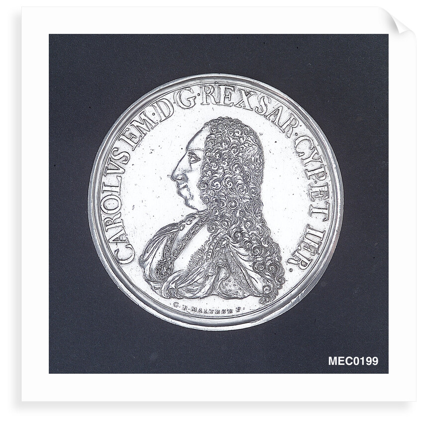 Medal commemorating Charles Emanuel and his fleet by G. Maltese