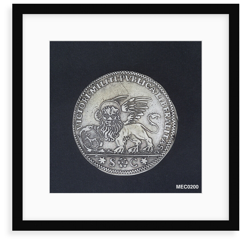 Medal commemorating Admiral Civrani's victory over the Turks at Cyprus, 1753 by Unknown