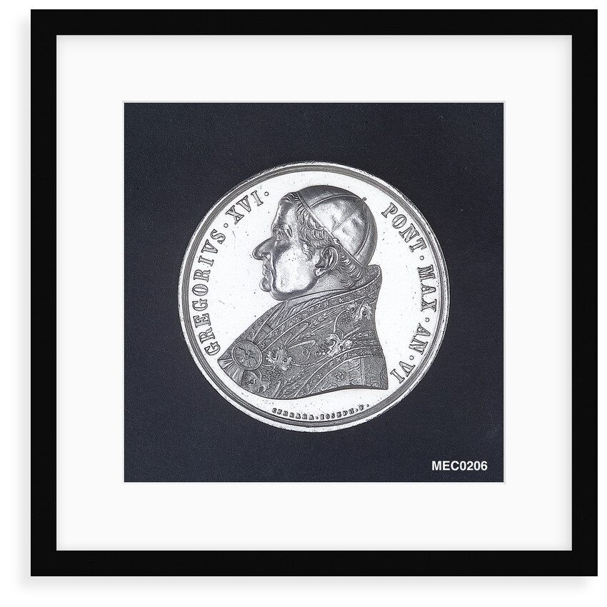 Medal commemorating Civitavecchia enlarged and its harbour improved, 1836 by J. Cerbara